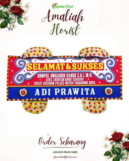 Papan Bunga Ucapan Selamat Culik